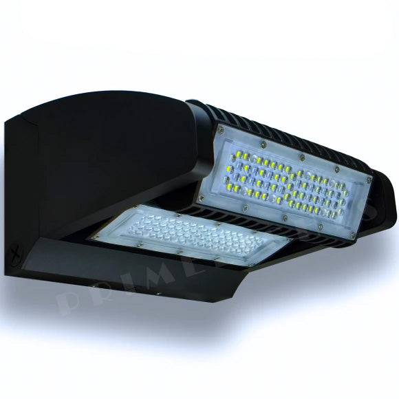 LED Wall Pack- Dual Swivel - 15,600 Lumens, Fully adjustable