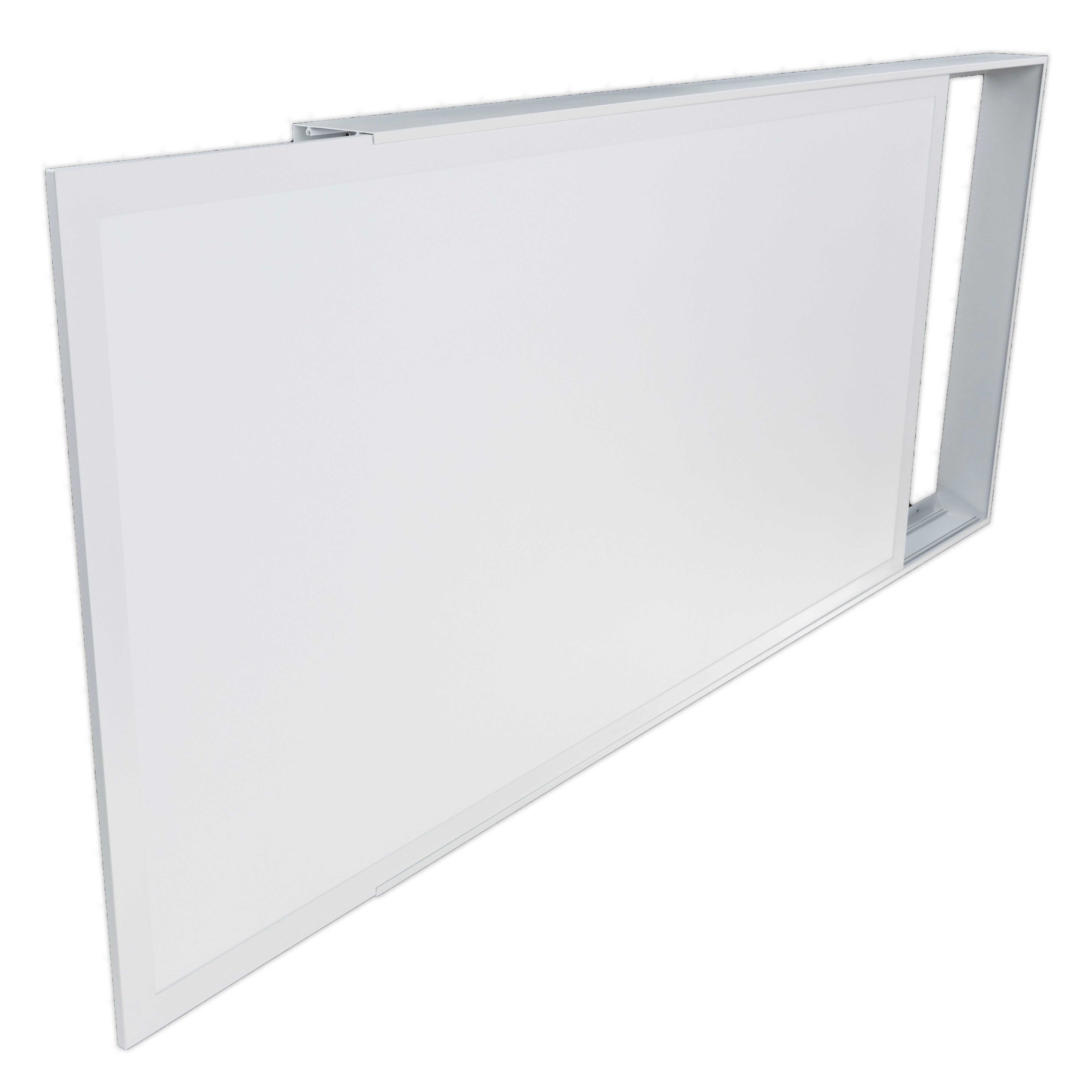 2' X 4' LED 72 Watt Panel Troffer High Lumen w/ Surface Mount Kit (4 P ...