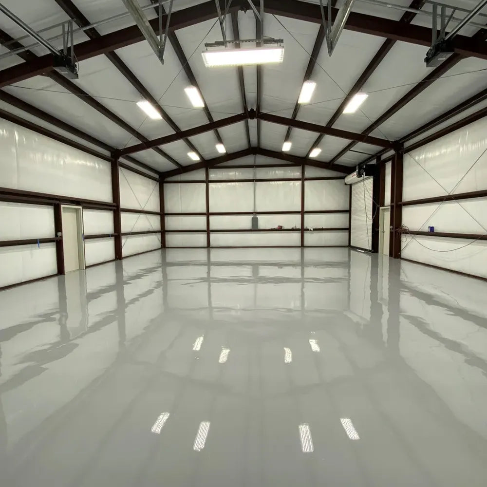 4ft LED Shop Light | Fixture & 4 Frosted Tubes | Up to 15ft Mounting Height