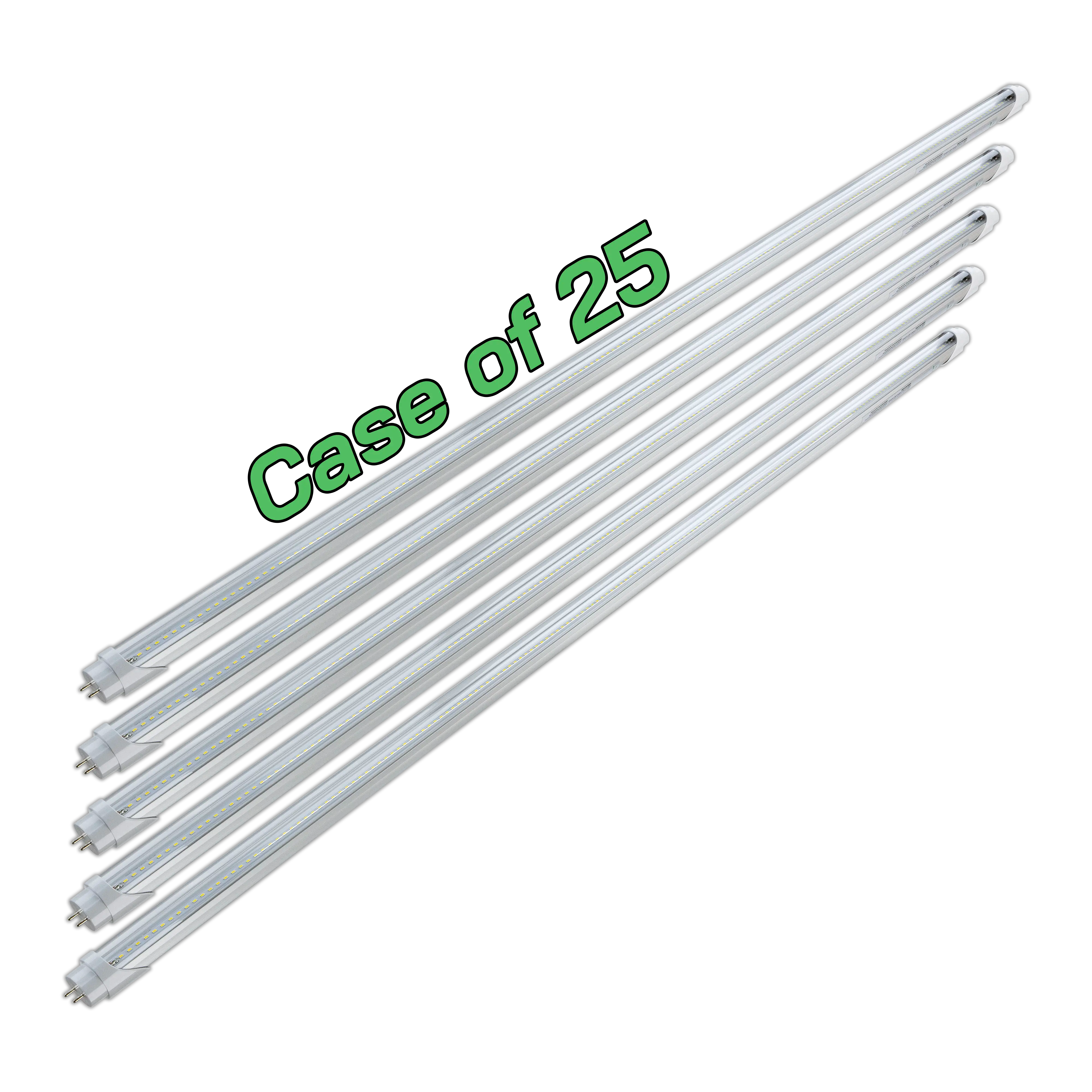 T8 LED Bulb 20W 5000K Clear (Case of 25)