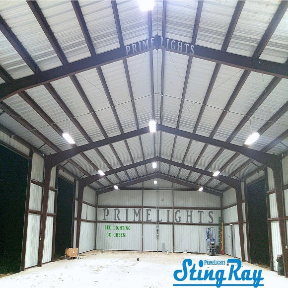 LED 6 Lamp T8 STINGRAY Version2.0 6XL Highbay 21,600 Lumen Fixture 120 Watts Frosted NEW BETTER BRIGHTER SR 2.0
