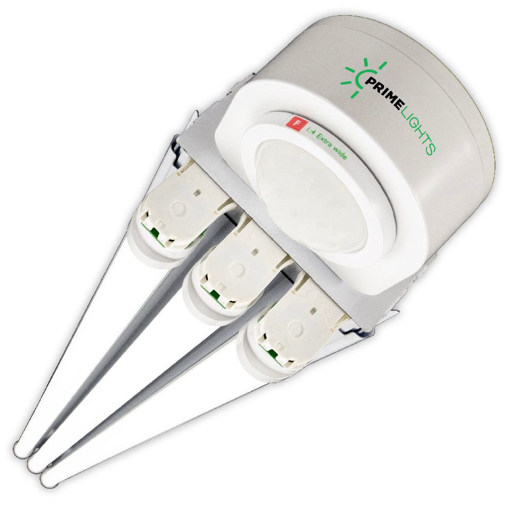 4ft. USA Made LED 3 Lamp BOLT® Motion Activated Shop Light 60W - 10,800 Lumens - Clear/Frosted