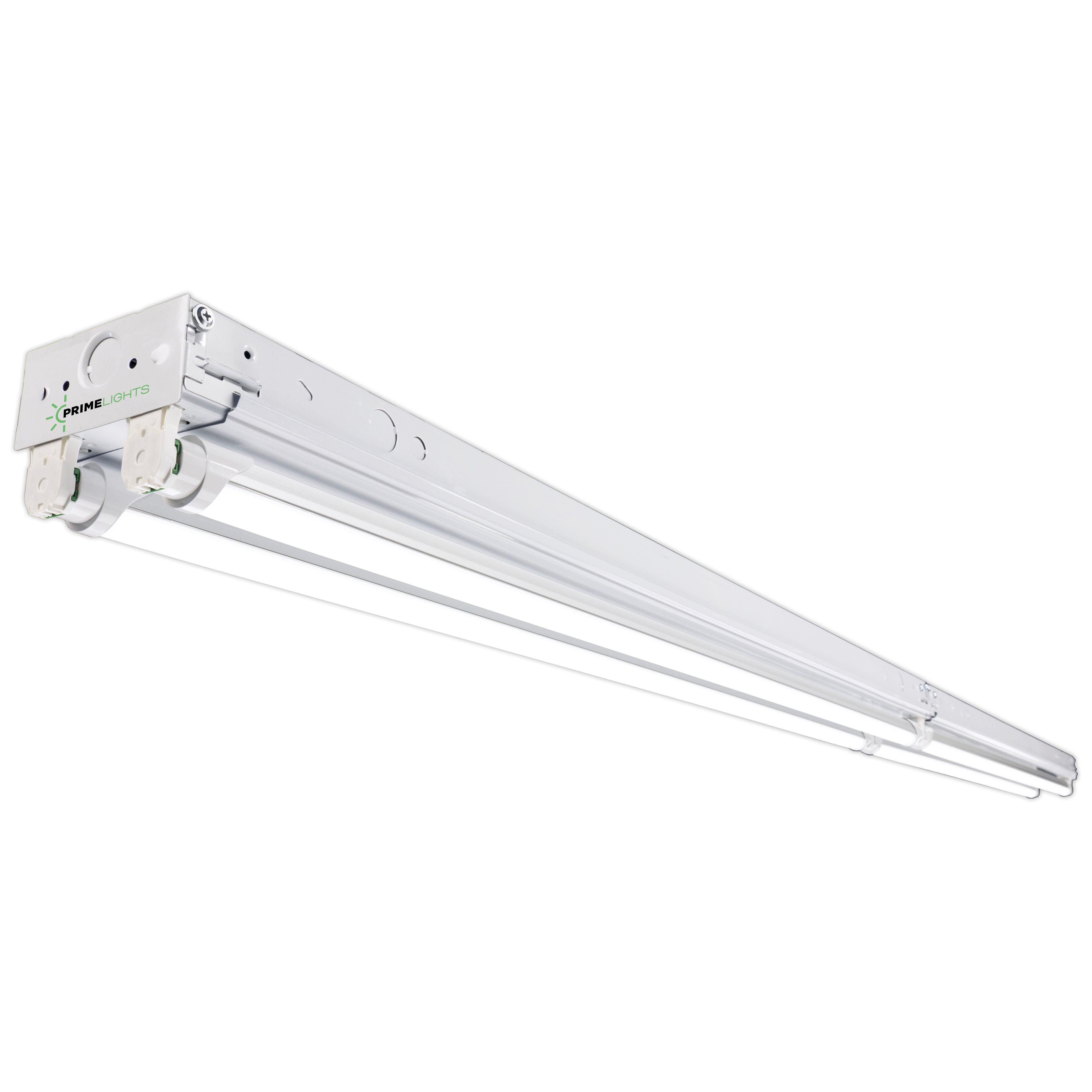 8ft. USA Made BOLT®  4 Lamp LED Shop Light – 80W - 14,400 Lumens - Clear/Frosted