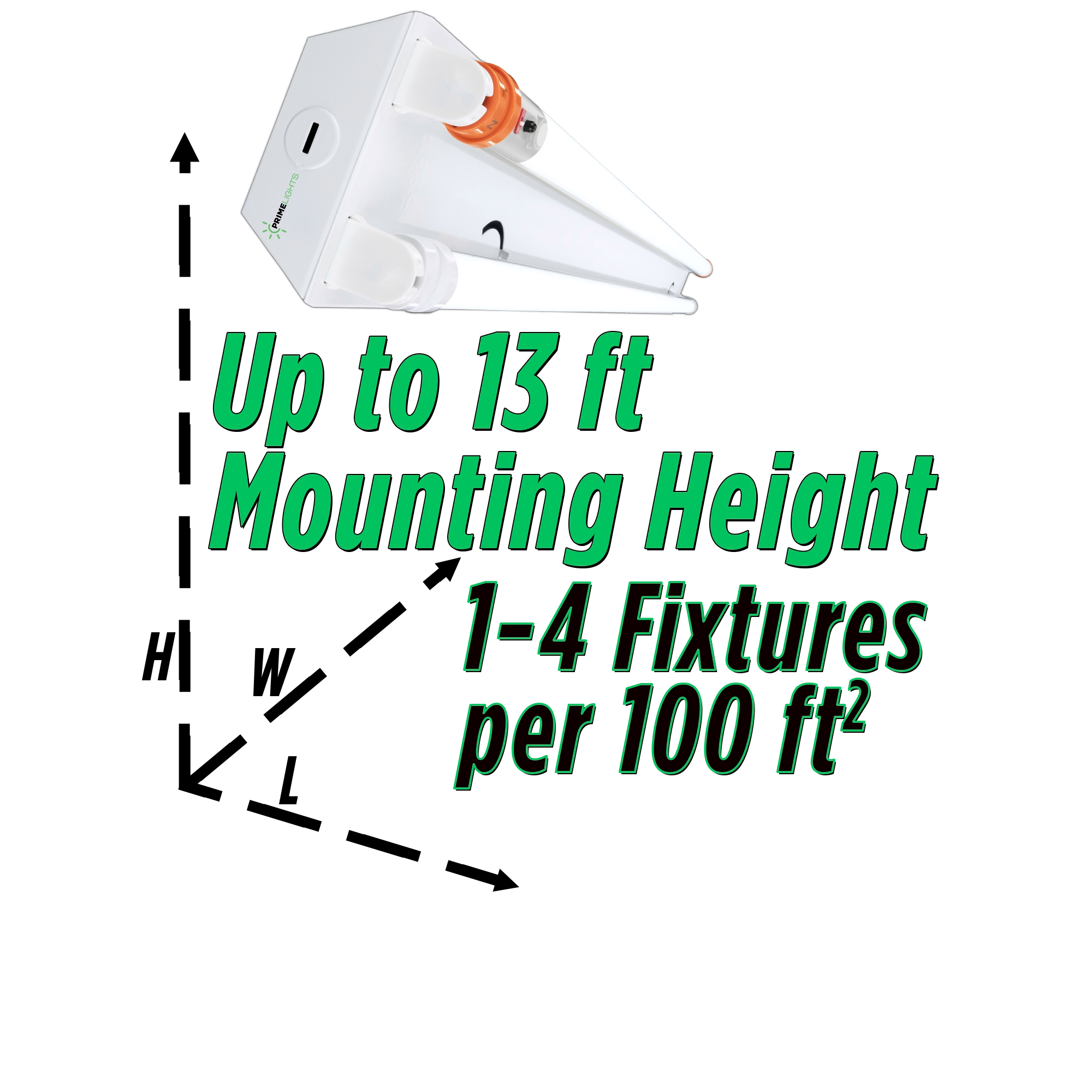 4ft. LED 2 Lamp BOLT® GEN 2.0: Brighter, Most Efficient, Sleeker - 40W LEDs - With 90 Minute Emergency Battery Backup 7,200 lumens