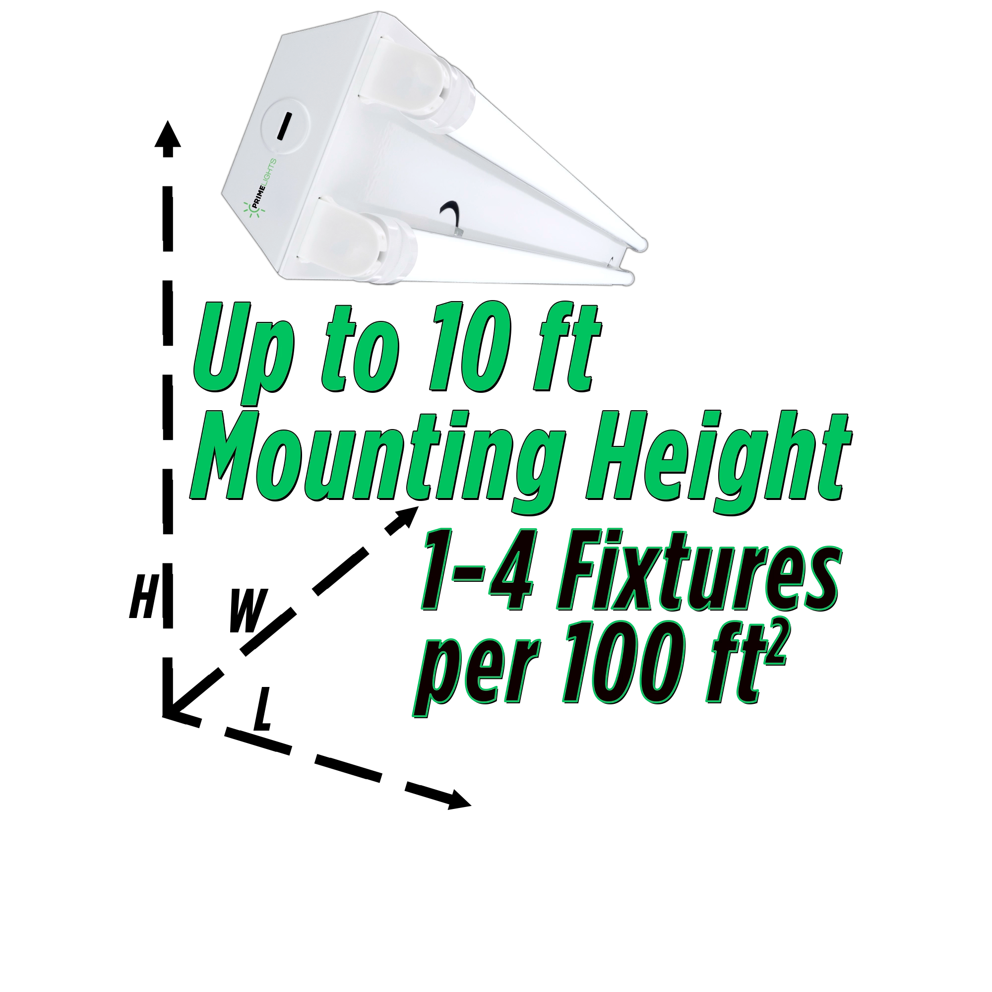 Bolt 2-Tube LED Shop Light