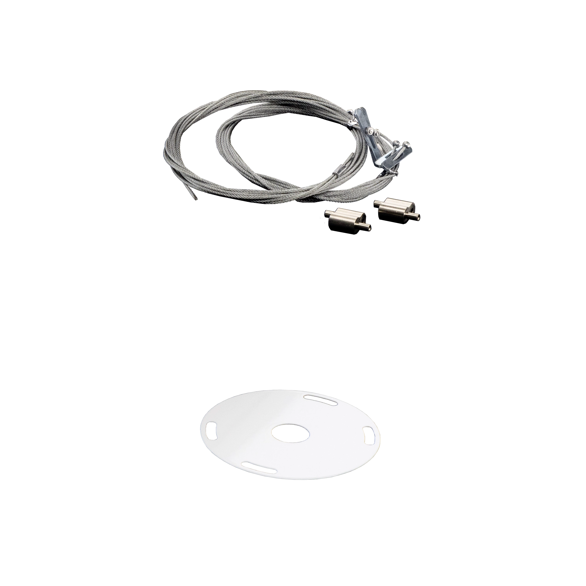 Bright AF - Motion Activated 4ft. LED 3 Lamp Garage Light with 6' Cord & Plug