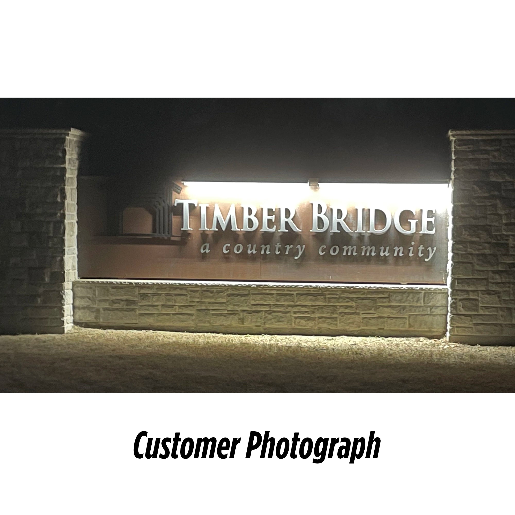 PrimeLights Solar - Solar Powered LED Sign Light Up to 12.5W, 2500 Lumens