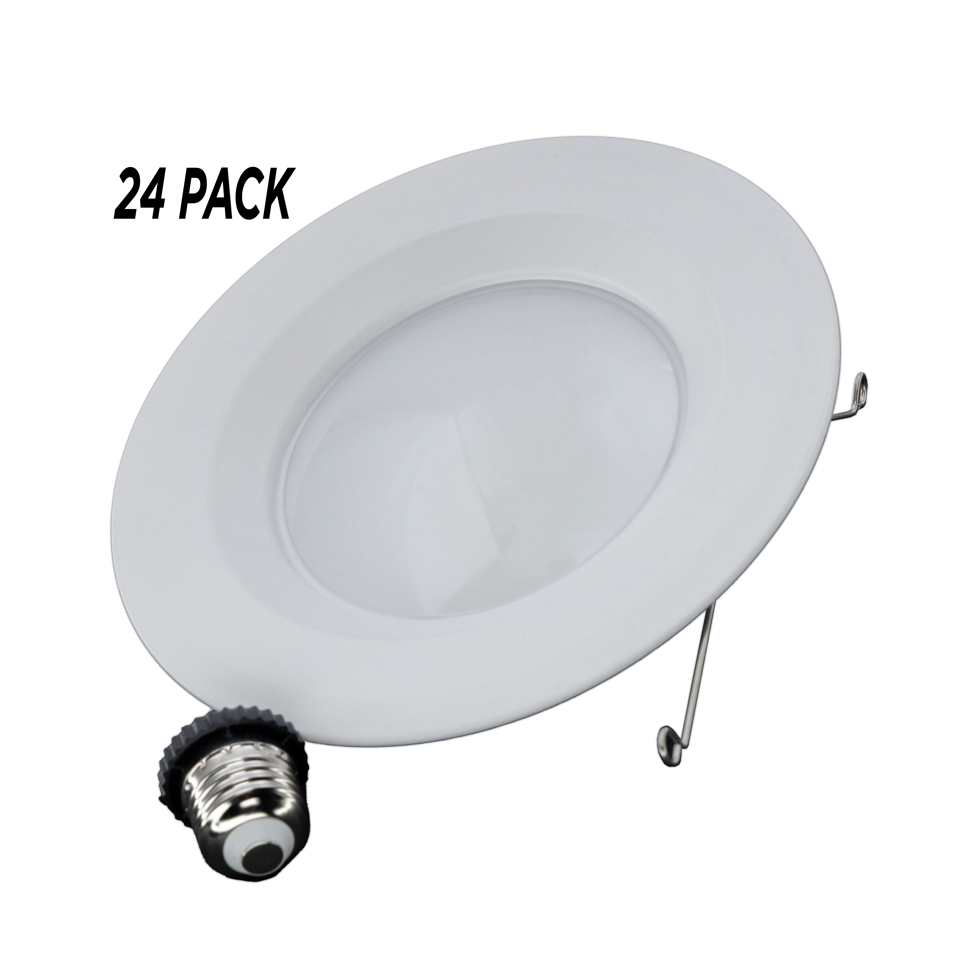 LED Downlight Retrofit 6" - 12/18W 3500K - 24 PACK