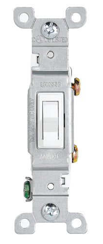 Energetic Lighting ESW-1P5G-10P (10 Pack) Single Pole Toggle Switch Rated 15A - 120-277AC