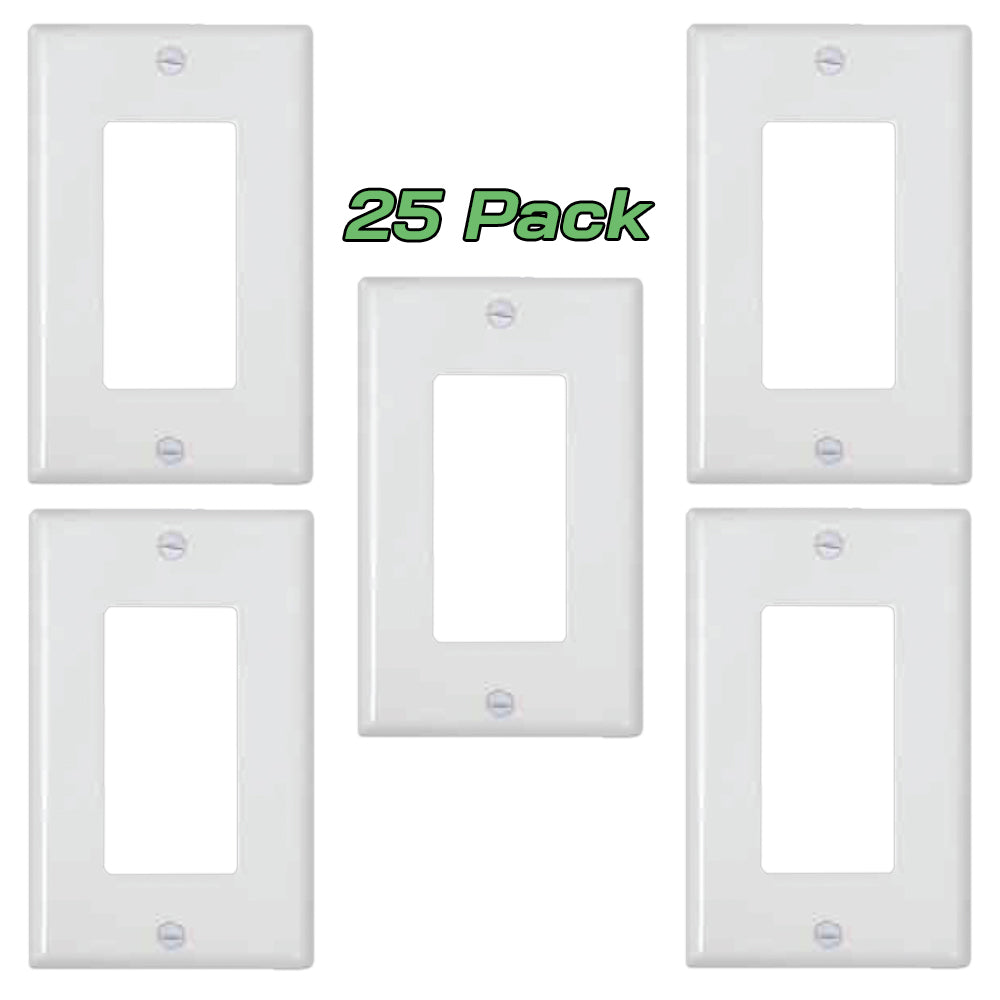 Energetic Lighting EWP-DSW-25P (25 Pack) Decora Wall Plate