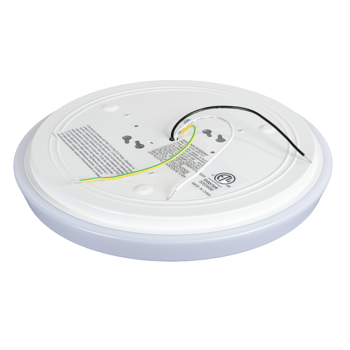 Energetic Lighting FMR13R16E92750 13" Flush Mount LED 22W/18W/15W, 120V, Dimmable, Color Selectable