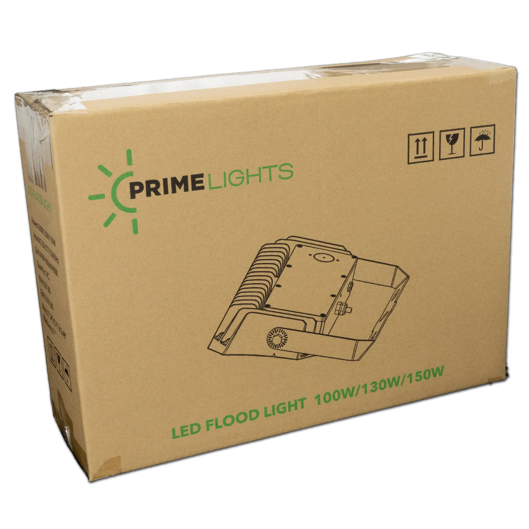 LED HammerHead Up to 150W GEN II - Adjustable Flood Wall Pack - 21,000 Lumens