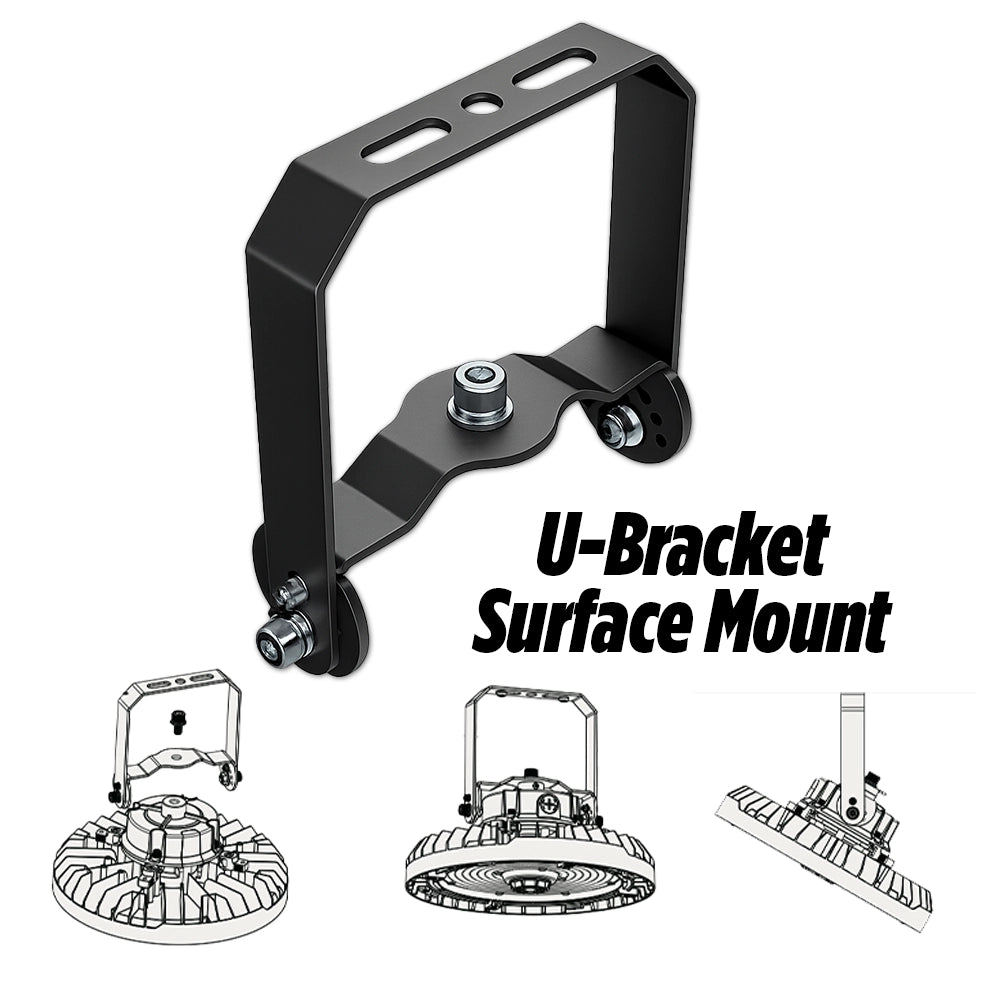 150/120/100W - Up to 21,000 Lumen LED Round High Bay UFO - Premium LED Chips