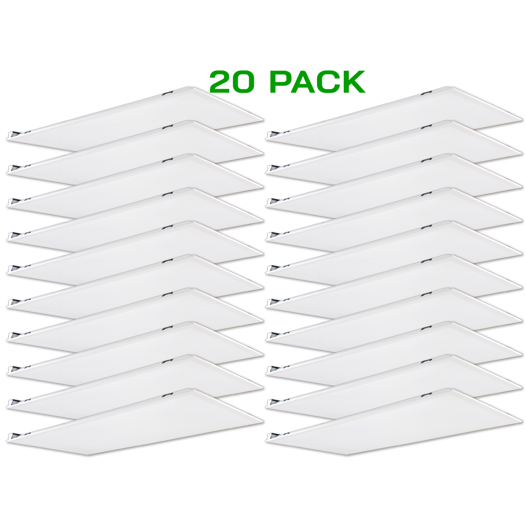 2'X4' LED Panel Up to 72 Watt - 9,360 Lumen SUPER BRITE(20 PACK)