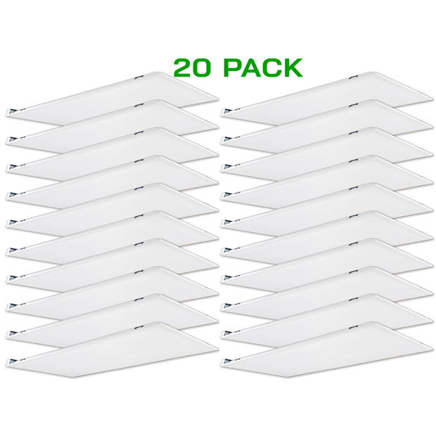 2'X4' LED Panel Up to 72 Watt - 9,360 Lumen SUPER BRITE(20 PACK)