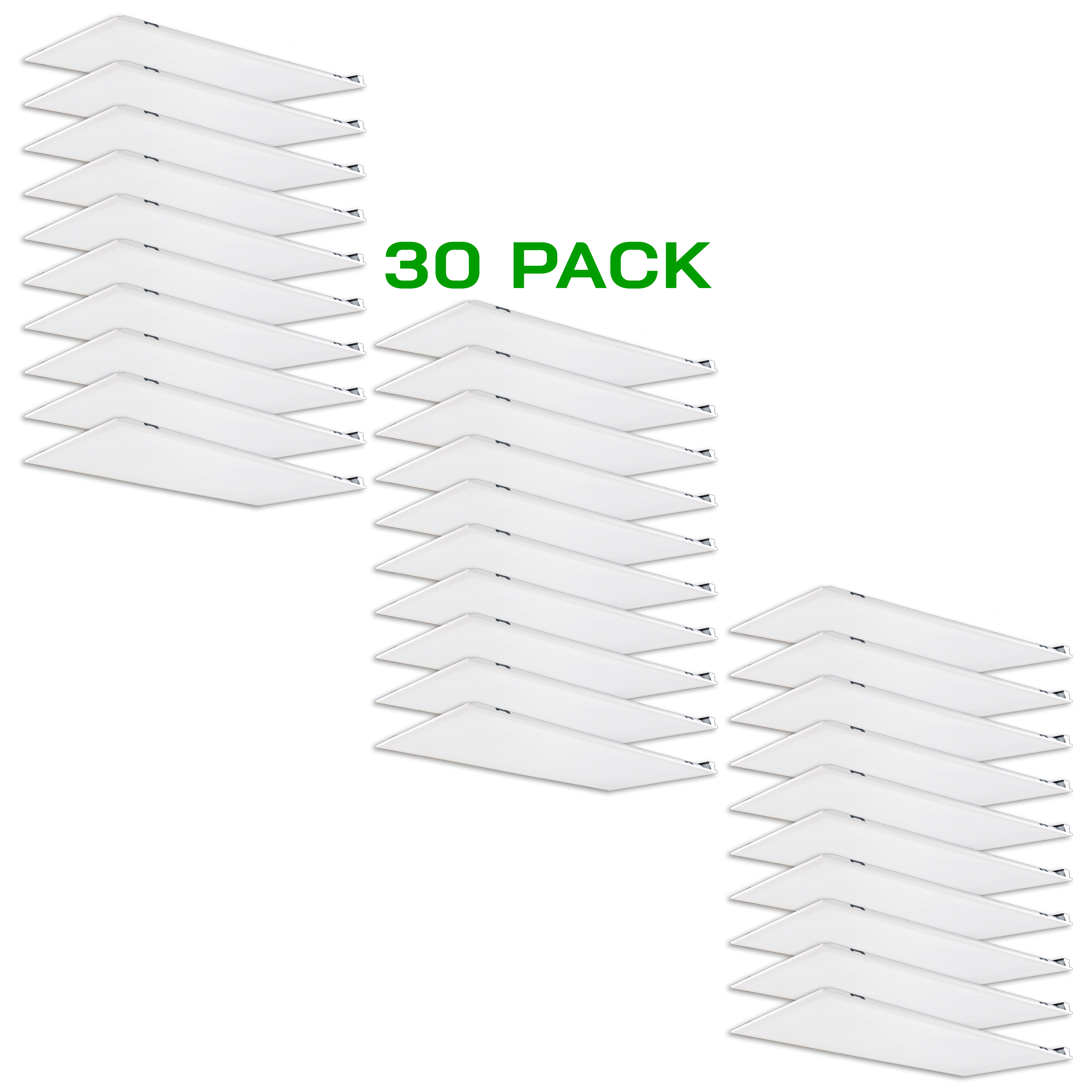 LIMITED OFFER 2' X 4' LED 30-40 Watt Selectable Panel Troffer 3500-5000K Selectable (30 PACK)