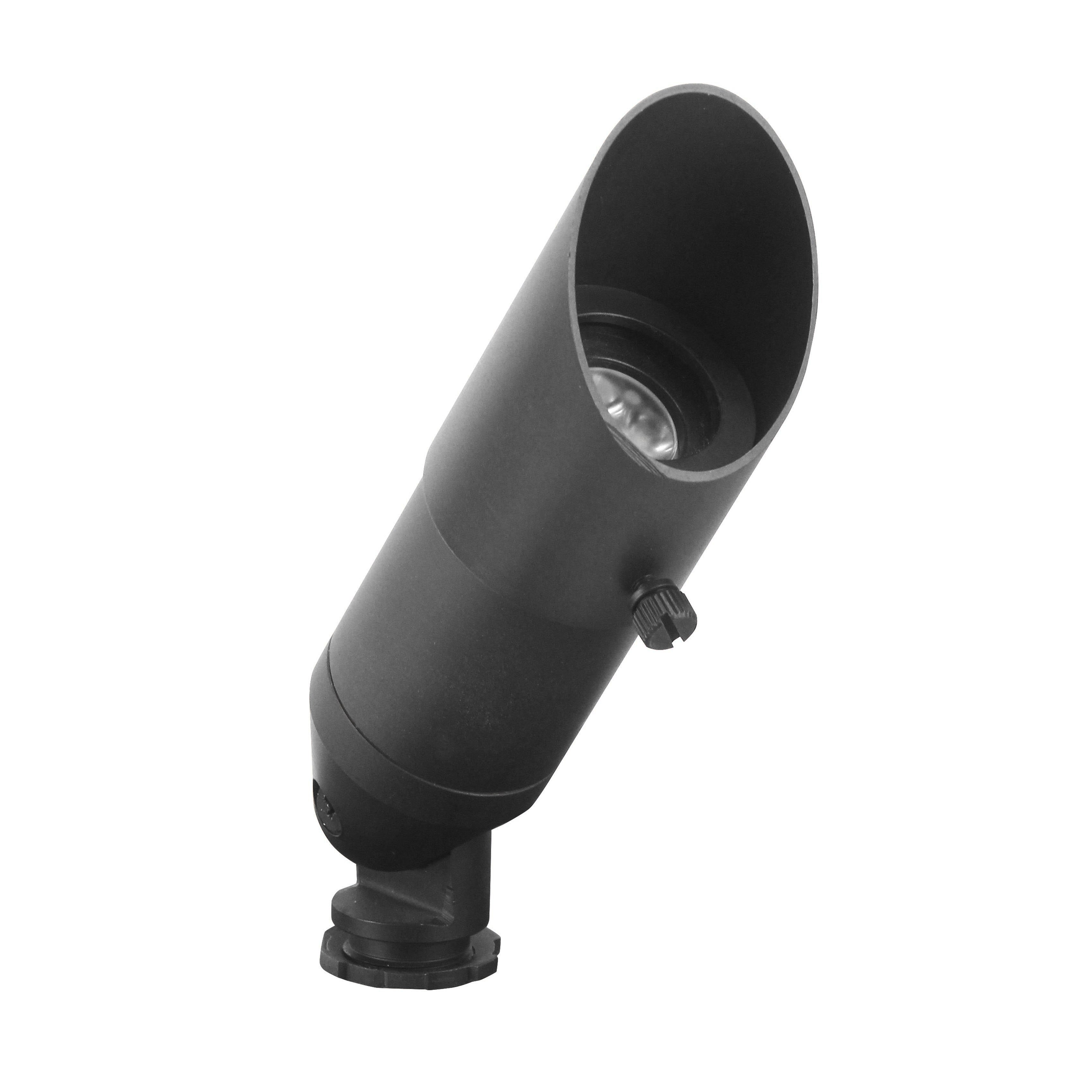 10 LED Accent Light Kit 1 - 75W Transformer w/ 250' Wire | Solid Brass | Matt Bronze or Black | 2700K Warm White