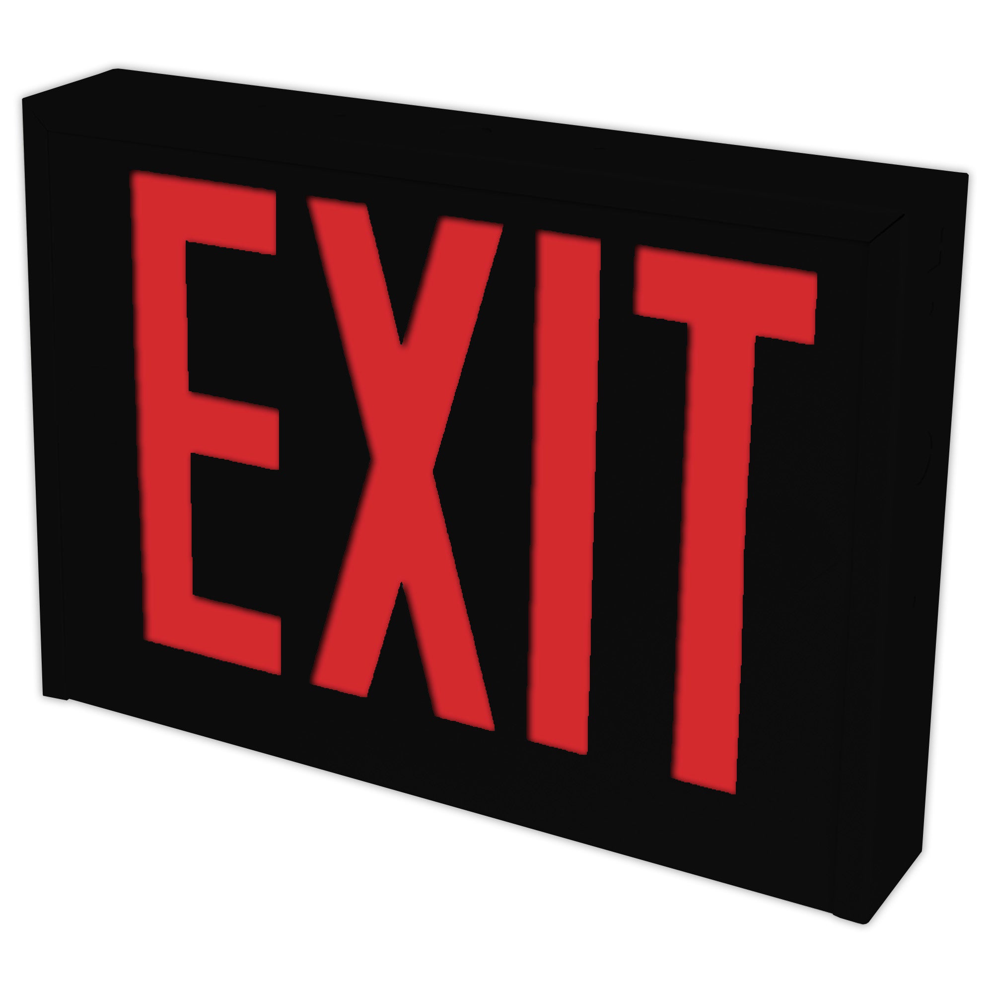 New York City Compliant STEEL Red LED Exit Sign Single or Double Face ...