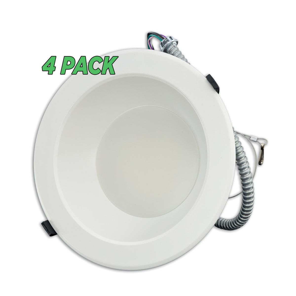 10" Commercial LED Downlight - Up to 40W & 4000 Lumen - 4 Pack