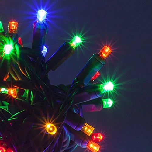 Premium LED 5mm 50 Light Strands - 4" & 6" Spacing - 24 Strands per Case