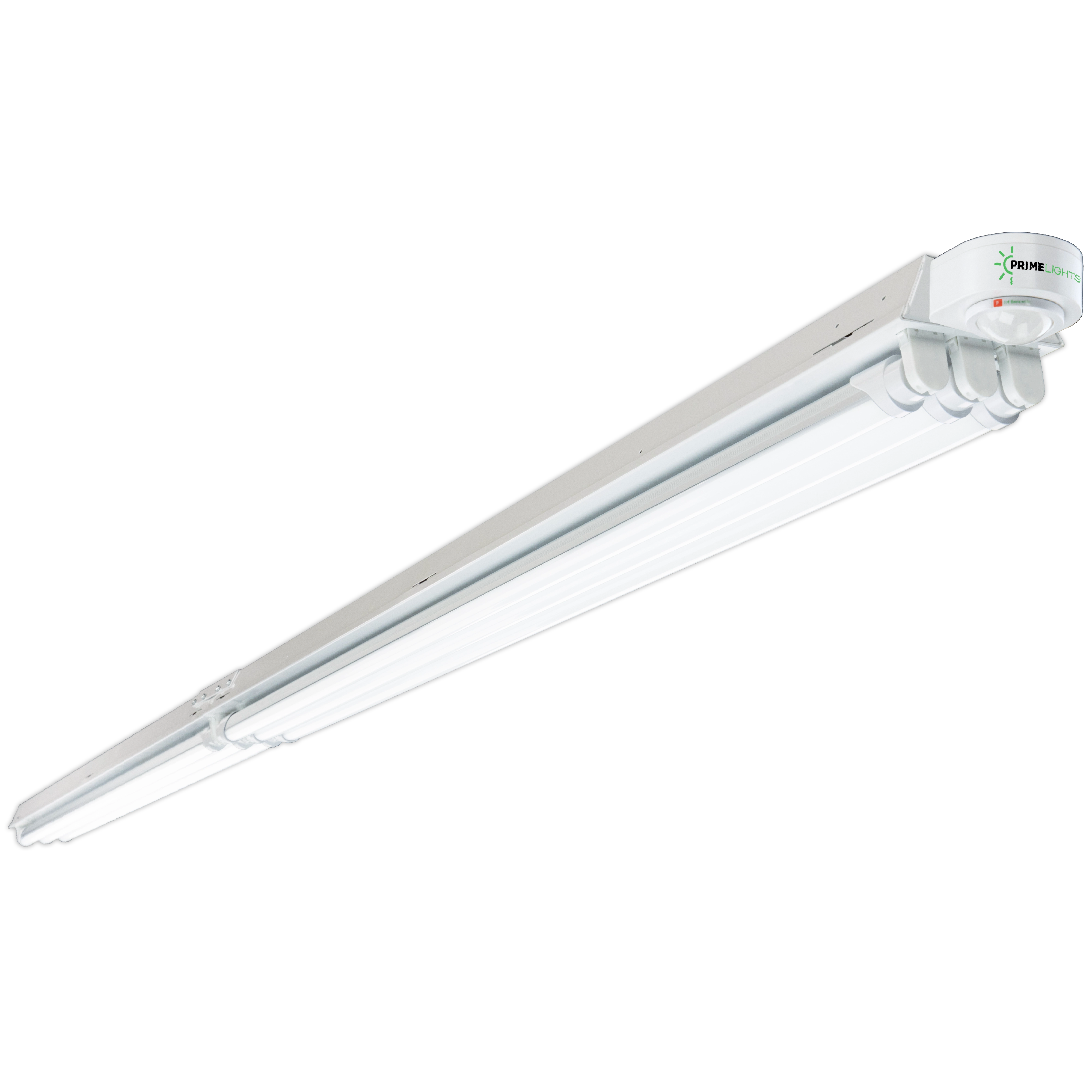 8ft. LED 6 Lamp BOLT® GEN 2.0: Brighter, Most Efficient, Sleeker - 120W Clear/Frosted LEDs Motion Activated Shop Light 21,600 Lumens