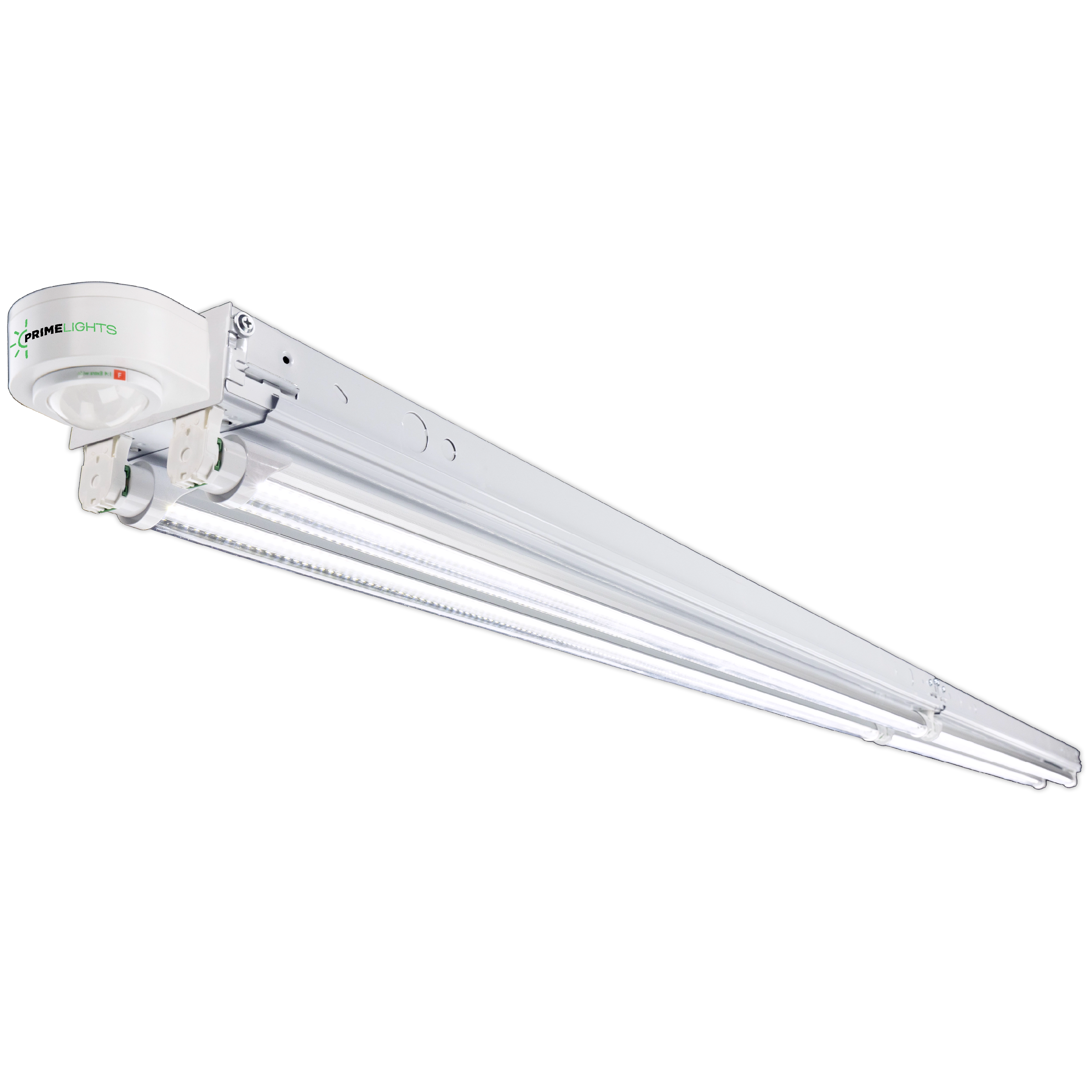 8ft. BOLT® 96" Motion Activated – 4 Lamp LED Shop Light – 80W - 14,400 Lumens Clear/Frosted