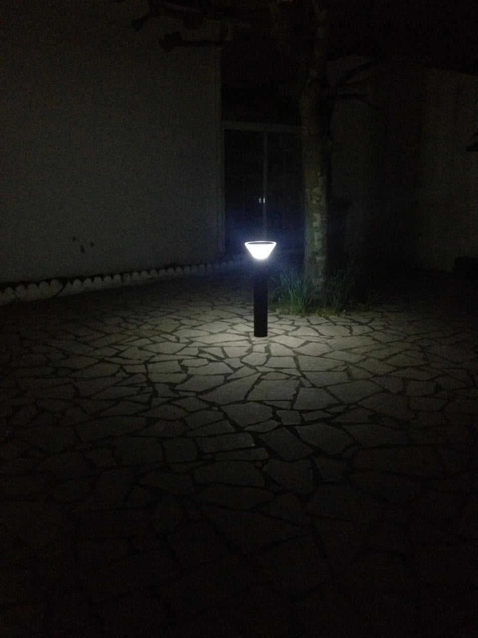 PrimeLights Solar - Solar Powered LED Deco Bollard Path Light 3.5W, 420 Lumens