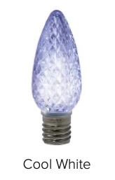 Premium C9 LED Retrofit Bulbs - 25 or 500 Cases