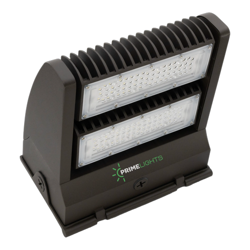 80W LED Wall Pack-Dual Swivel-10,800 Lumen, Photocell, Dimmable
