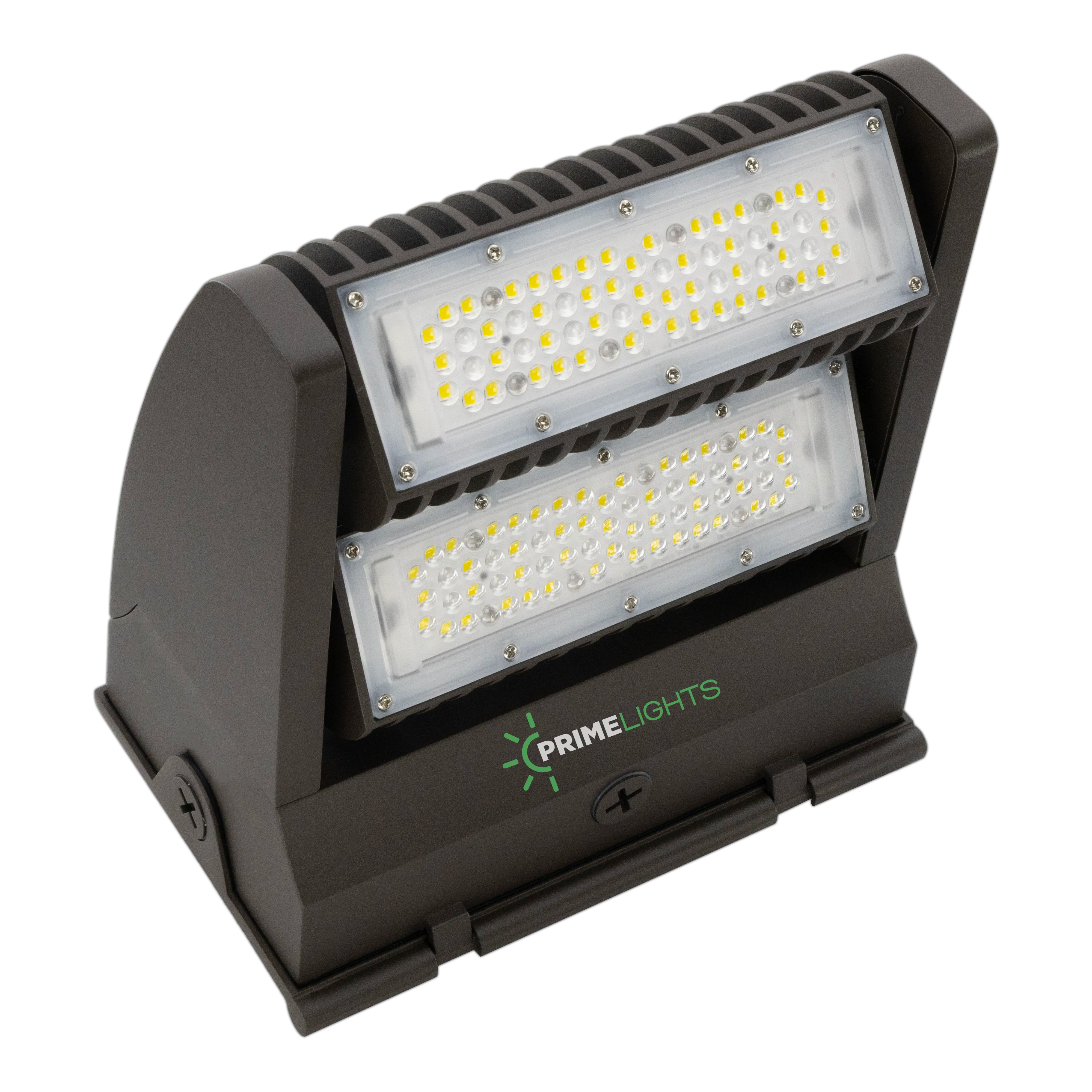 80W LED Wall Pack-Dual Swivel-10,800 Lumen, Photocell, Dimmable