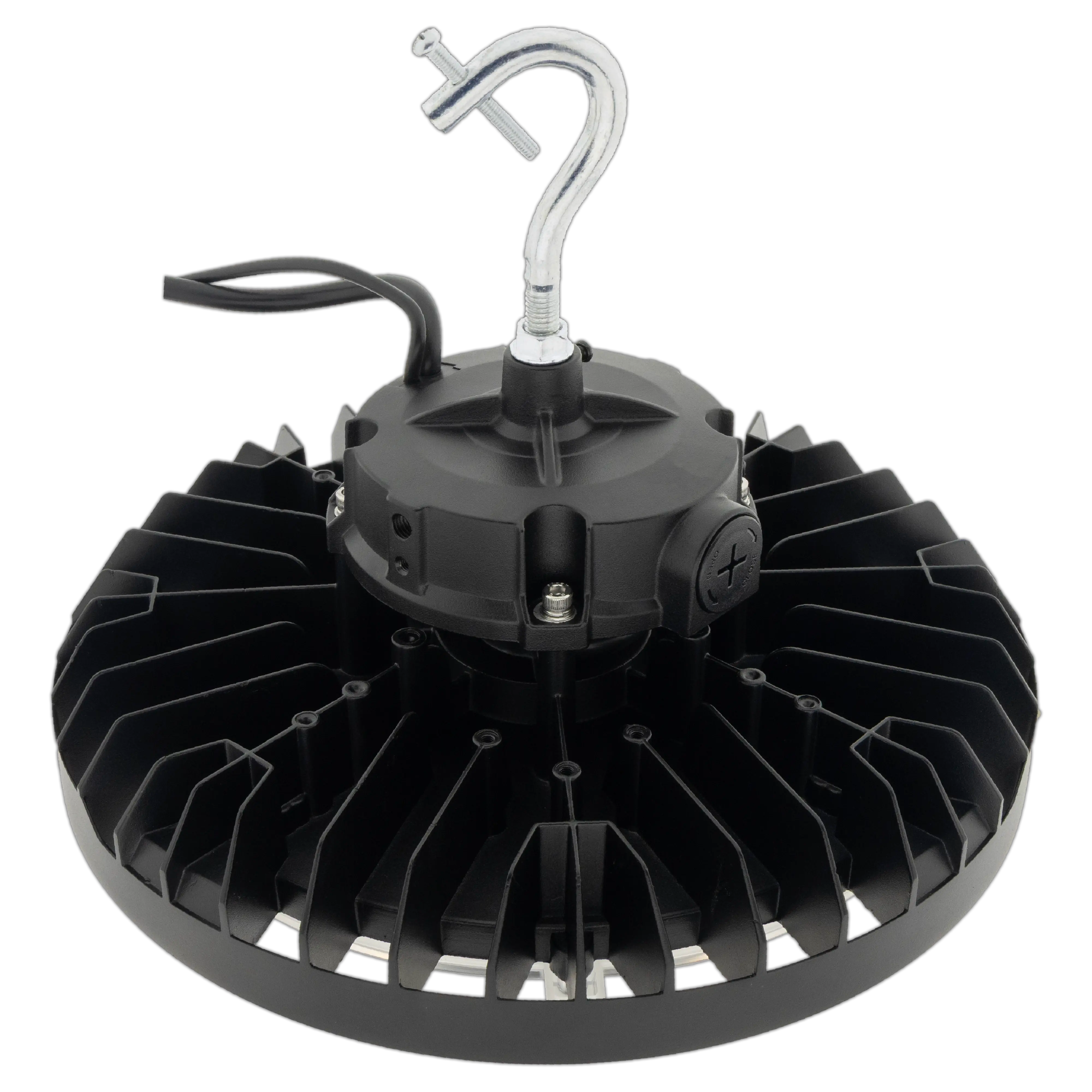 240/200/150W - Up to 33,600 Lumen LED Round High Bay UFO - Premium LED Chips