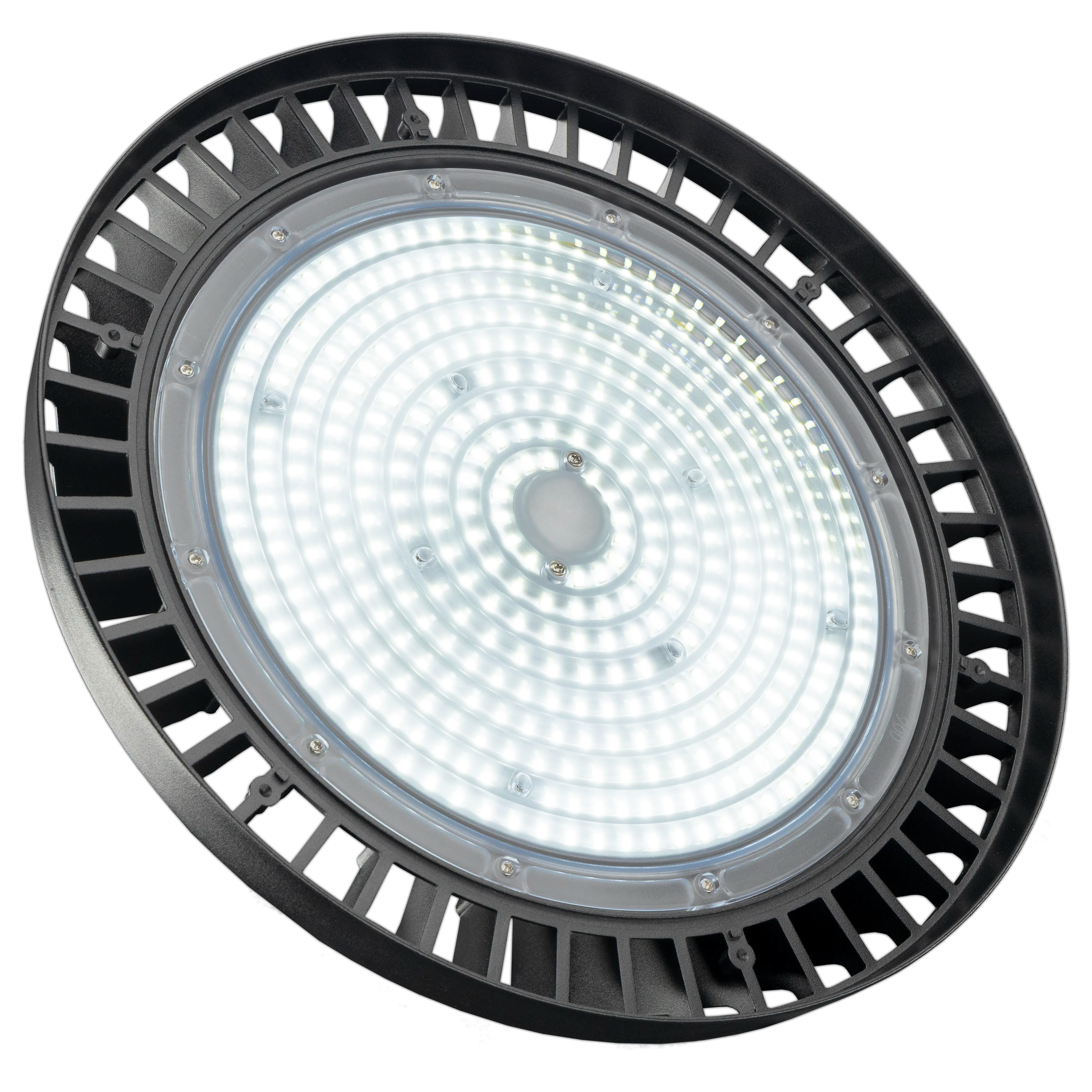 300/240/200W - Up to 45,000 Lumen LED Round High Bay UFO - Premium LED Chips