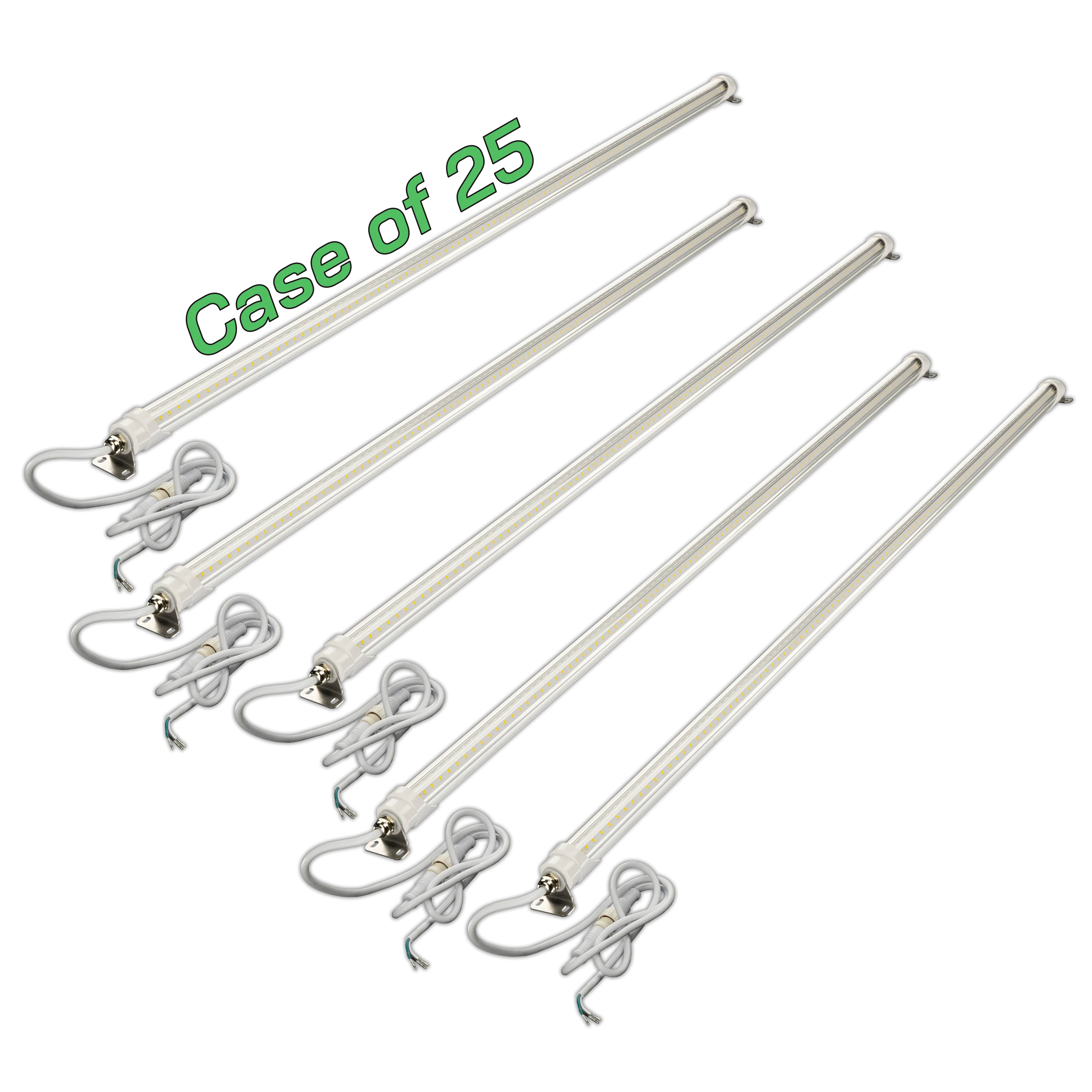 4FT Refrigerator Light LED Tube 18W, 3240LM, 5000K Screw Mount Direct Wire (25 Count Case Pack)