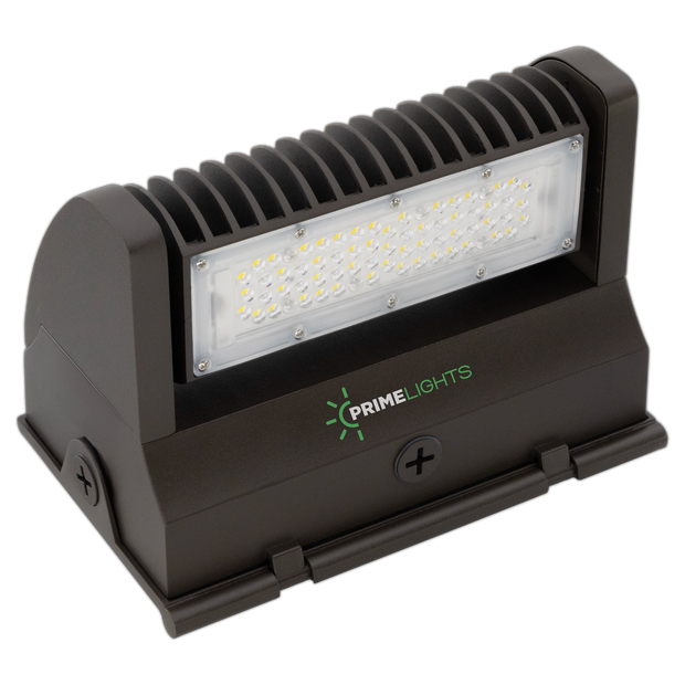 40W LED Wall Pack-Swivel 5,400 Lumen, Photocell, Dimmable