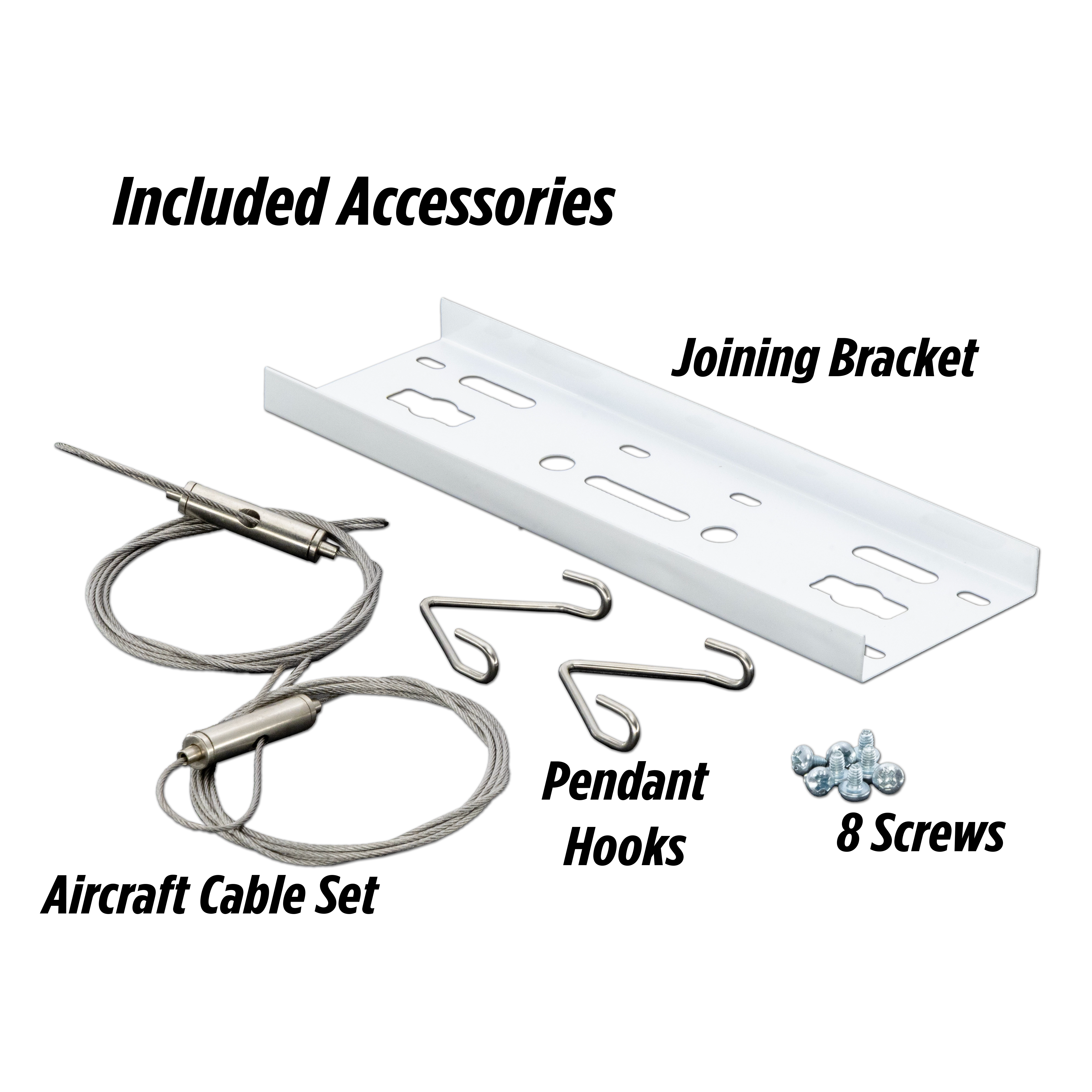 4ft LED Linear Square Lens Strip Light Up to 60W 10,800 Lumen