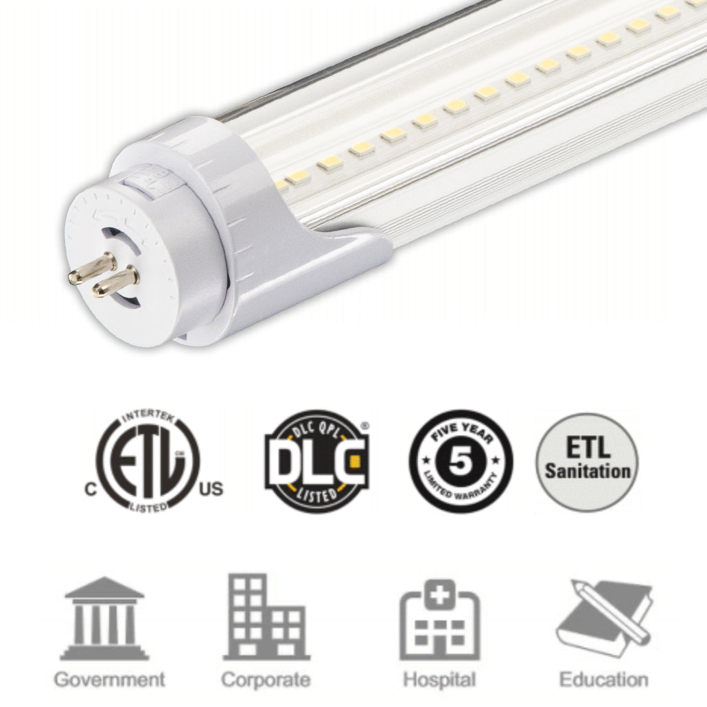T5 LED Tube 20W, 4000LM, 5000K 4FT Type A Wiring (Case of 25)