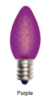 Premium C7 LED Retrofit Bulbs - 25 or 1,000 Cases