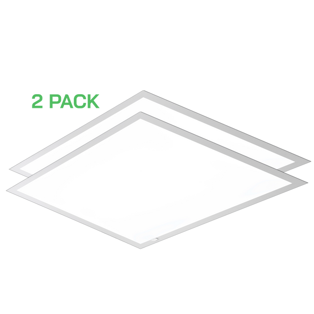 2' X 2' LED 40 Watt Panel Troffer (2 PACK)