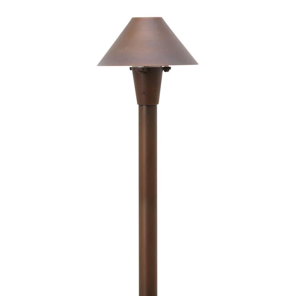 Timeless LED Path & Area Lights | Solid Brass or Copper | Matte Bronze, Black or Raw Copper | 2700K Warm White