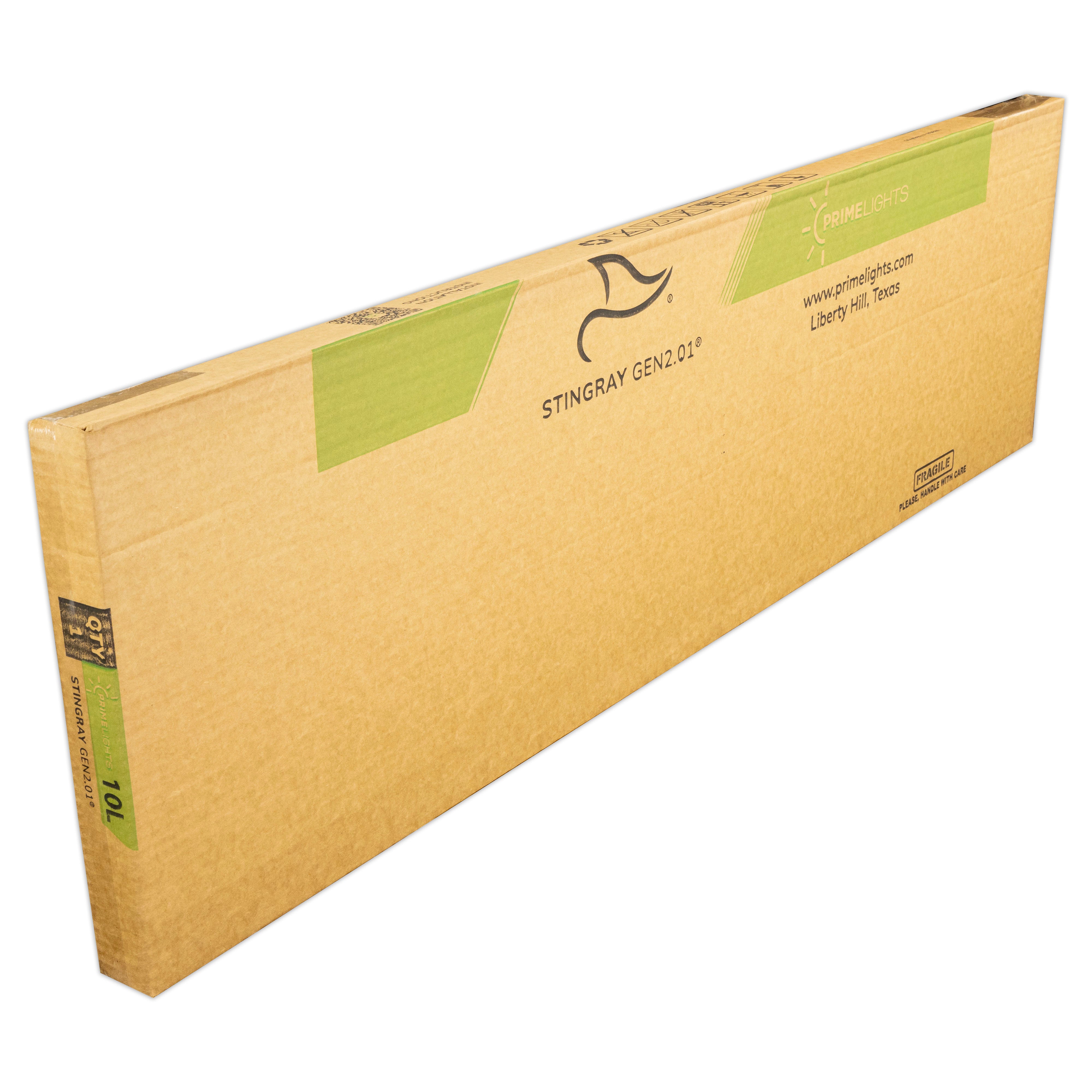 4ft. LED Motion Activated 10 Lamp STINGRAY® GEN 2 (Up to 40 ft Mounting Height) 200W - 36,000 Lumens - Clear/Frosted