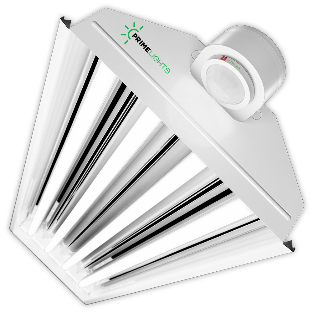 4ft. LED 4 Lamp T8 STINGRAY® 4XL Highbay MOTION ACTIVATED Shop Light 72W Frosted/Clear 12,960 Lumens