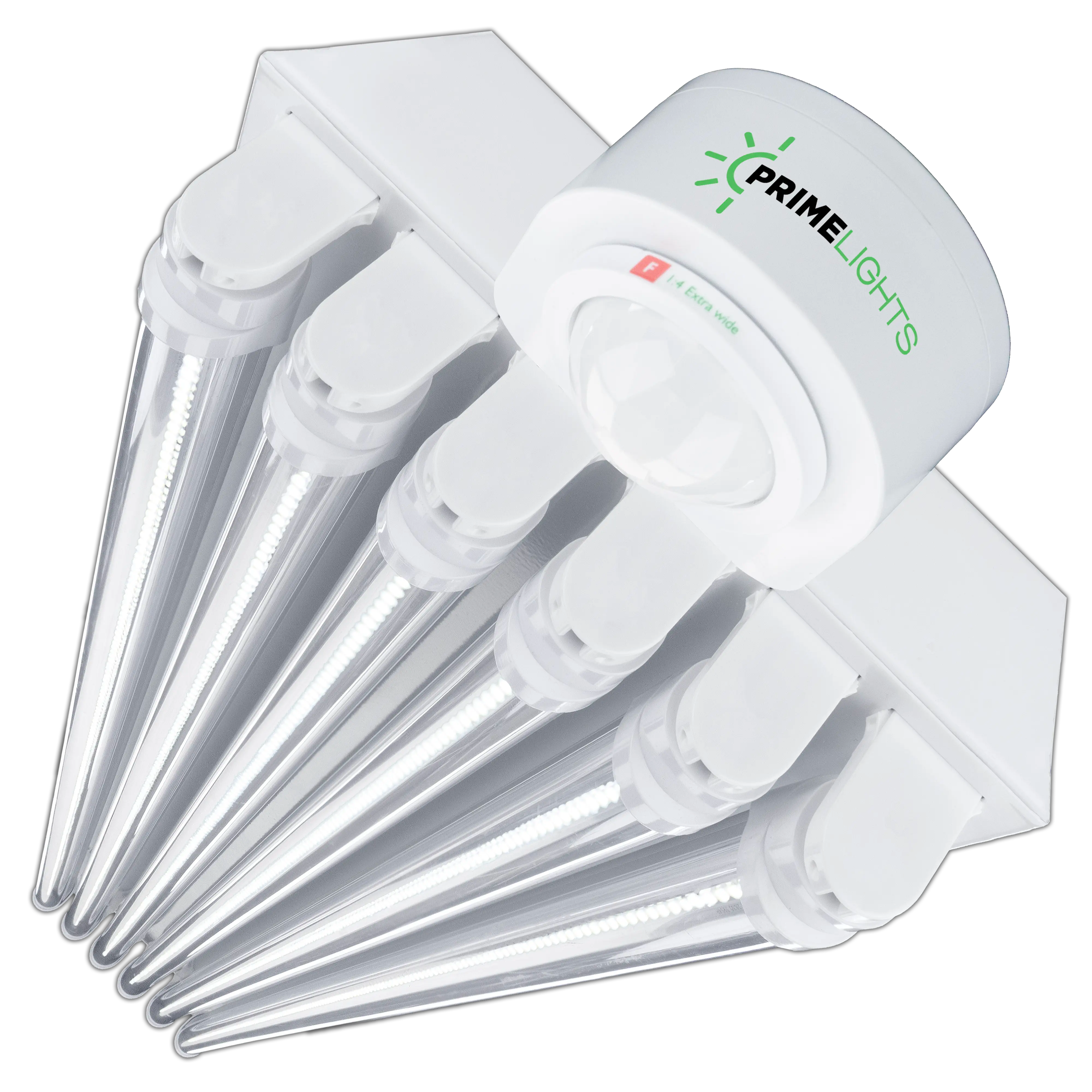 4ft. LED Motion Activated 6 Lamp STINGRAY®  GEN 2 (Up to 30 ft Mounting Height) 120W - 21,600 Lumens - Clear/Frosted