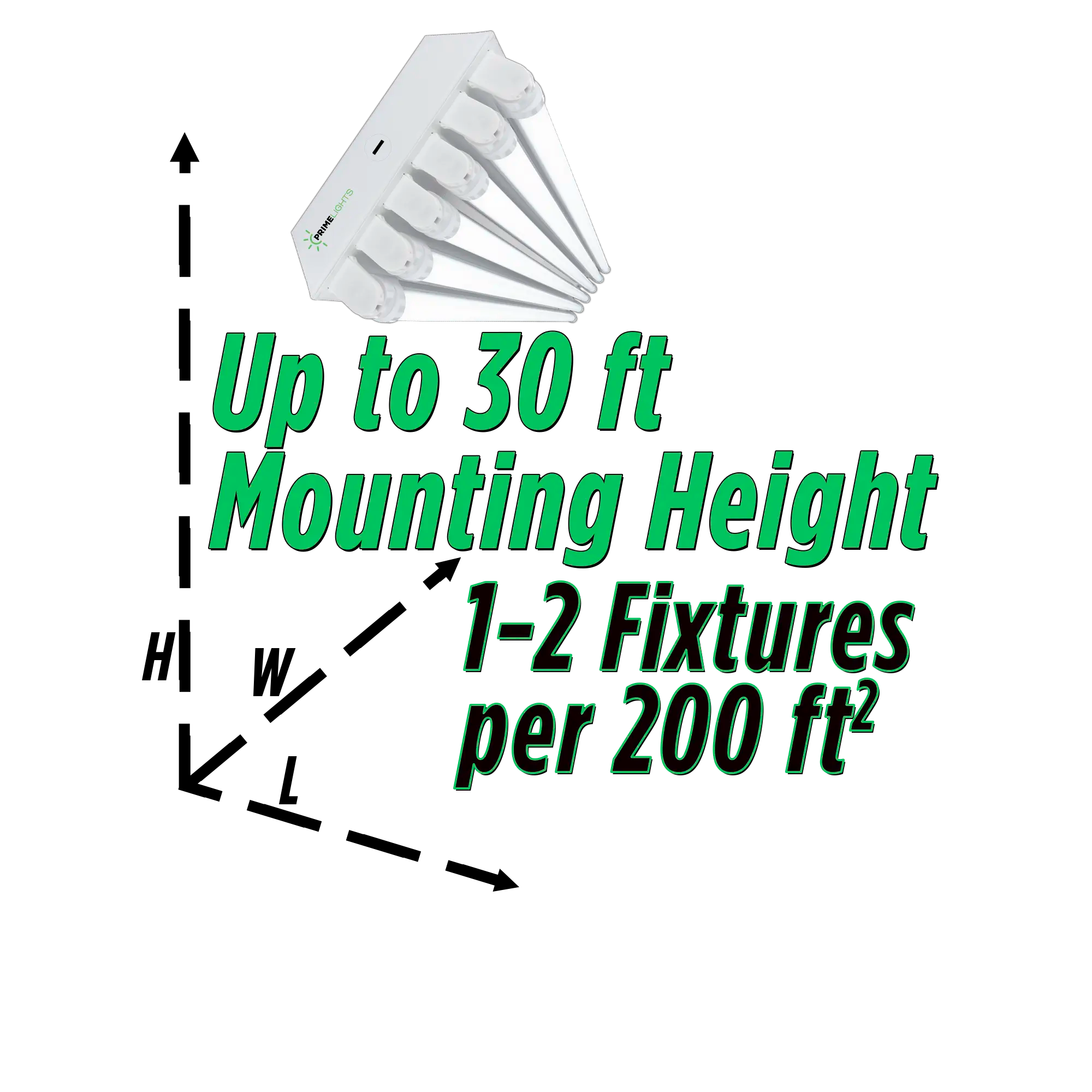 4ft. LED 6 Lamp T8 STINGRAY® 6XL GEN 2.0: Brighter, Most Efficient, Sleeker - Frosted LEDs 21,600 lumens - calc