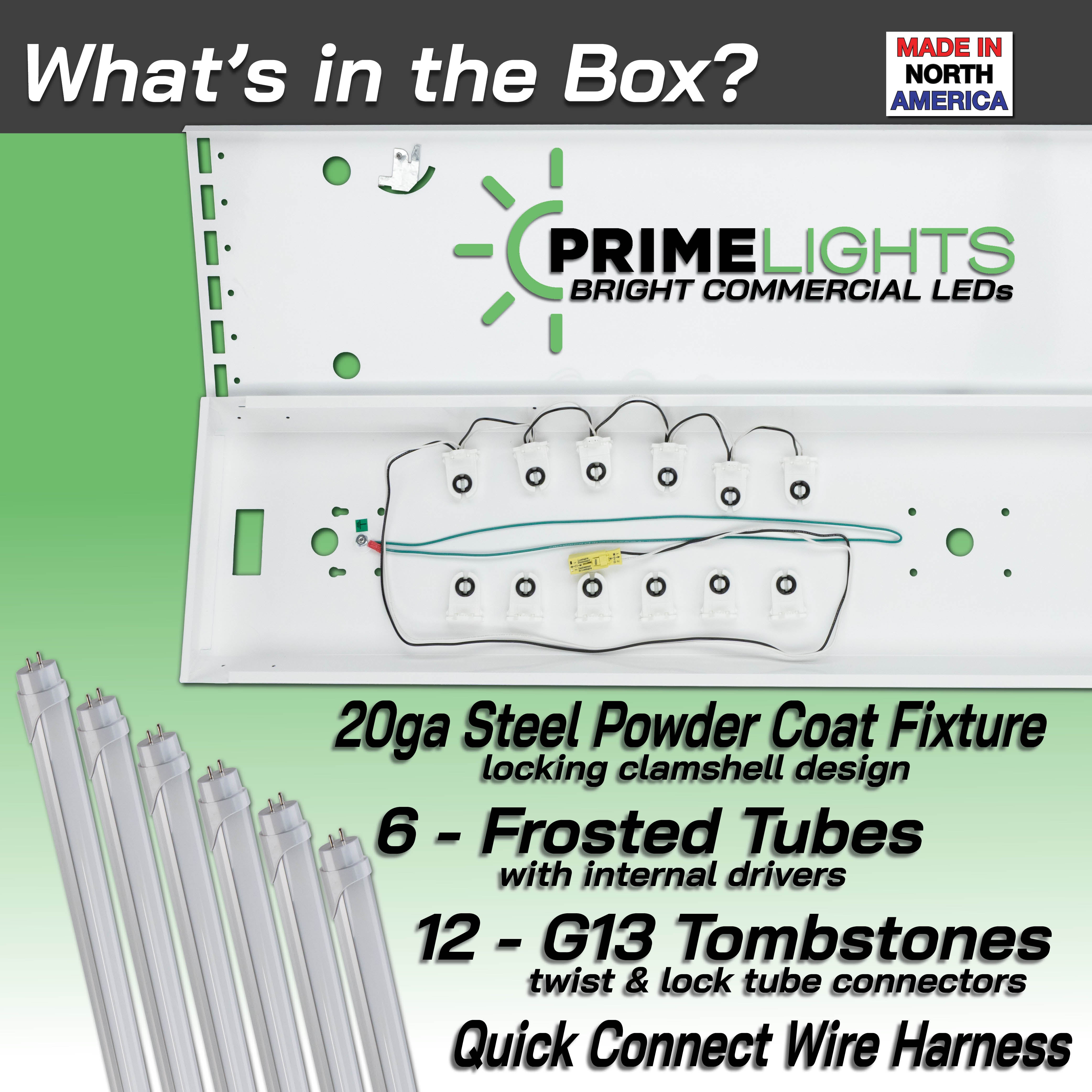 4ft. LED 6 Lamp STINGRAY®  GEN 2 (Up to 30 ft Mounting Height) 120W - 21,600 Lumens - Clear/Frosted