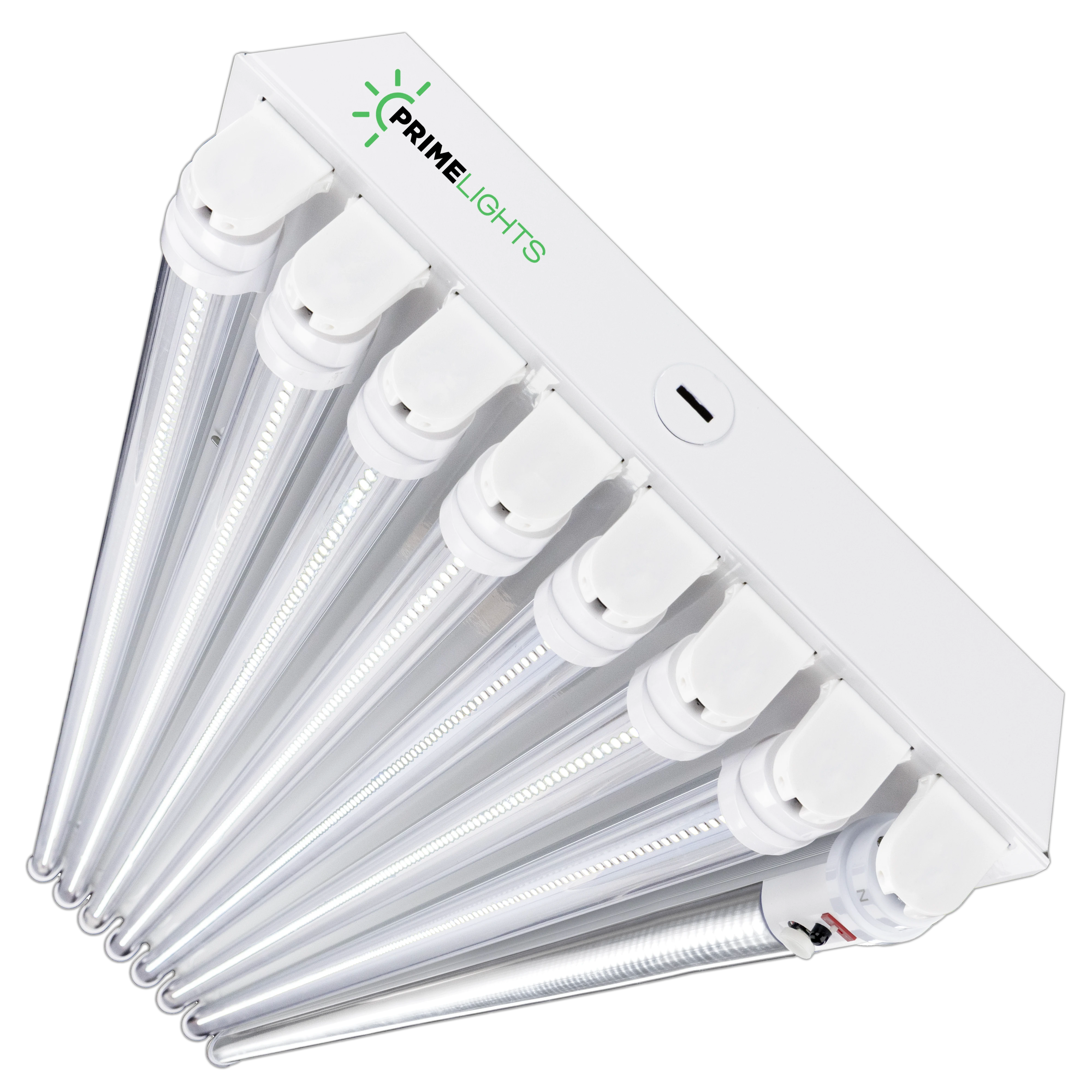 4ft. LED 8 Lamp STINGRAY®  GEN 2: 90 Minute EM Battery Backup (Up to 36 ft Mounting Height) 160W - 28,800 Lumens - Clear/Frosted