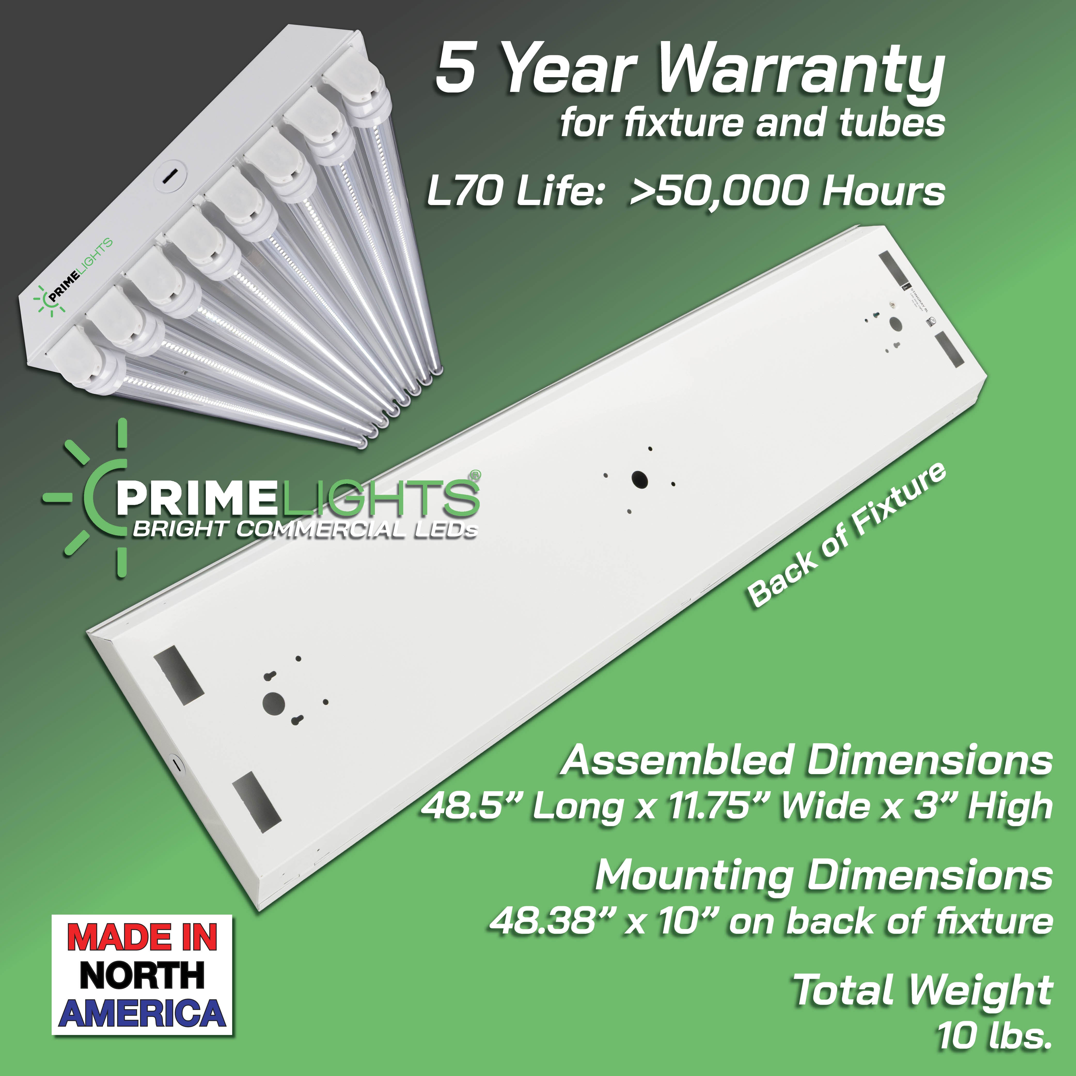 4ft. LED 8 Lamp STINGRAY® GEN 2 (Up to 36 ft Mounting Height) 160W - 28,800 Lumens - Clear/Frosted