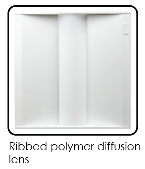 Energetic Lighting E5T4A3445D Adjustable CCT & Wattage LED Center Basket Troffer