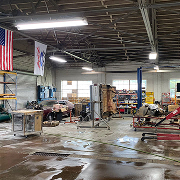 4ft. LED 4 Lamp T8 STINGRAY® 4XL Highbay Light 72W With 90 Minute Emergency Battery Backup 12,960 Lumens