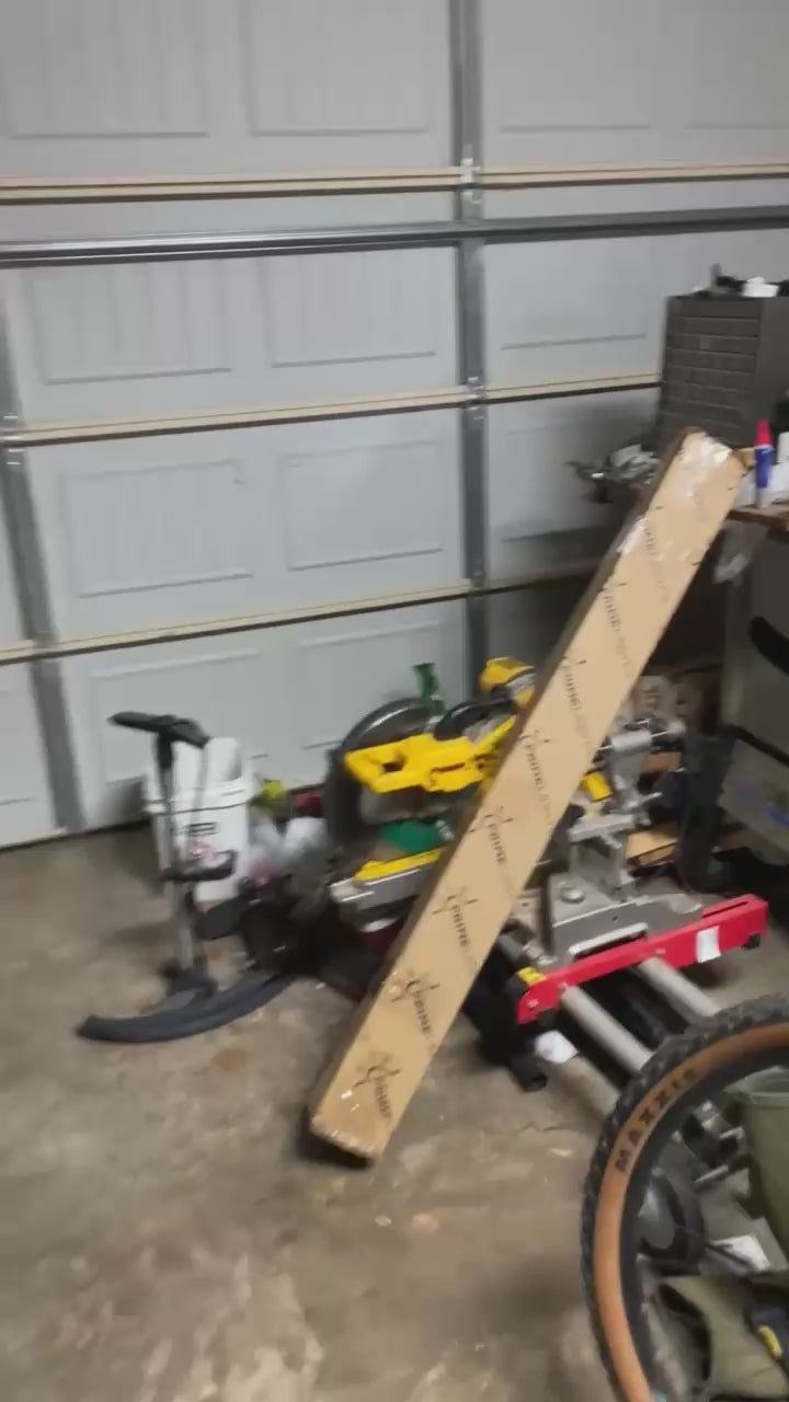 Load video: Bright AF - Motion Activated  8ft. LED 8 Lamp  Garage Light with 6' Cord &amp; Plug