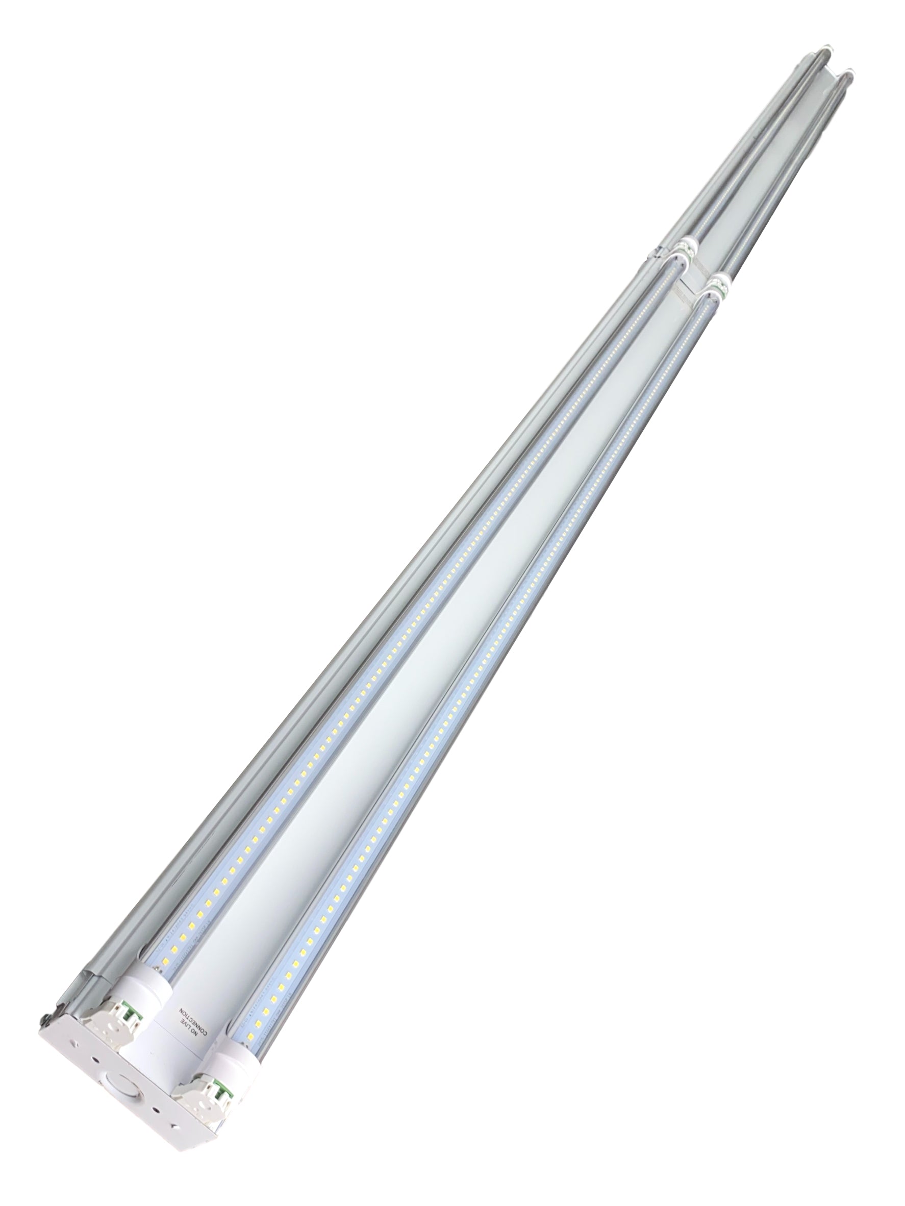 The BOLT 8' – 4 Lamp LED Shop Light – 12,400 Lumens CLEAR